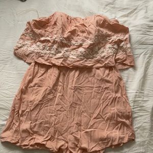 Peach romper